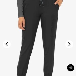 Black Med Couture Women’s Jogger Scrub Pants